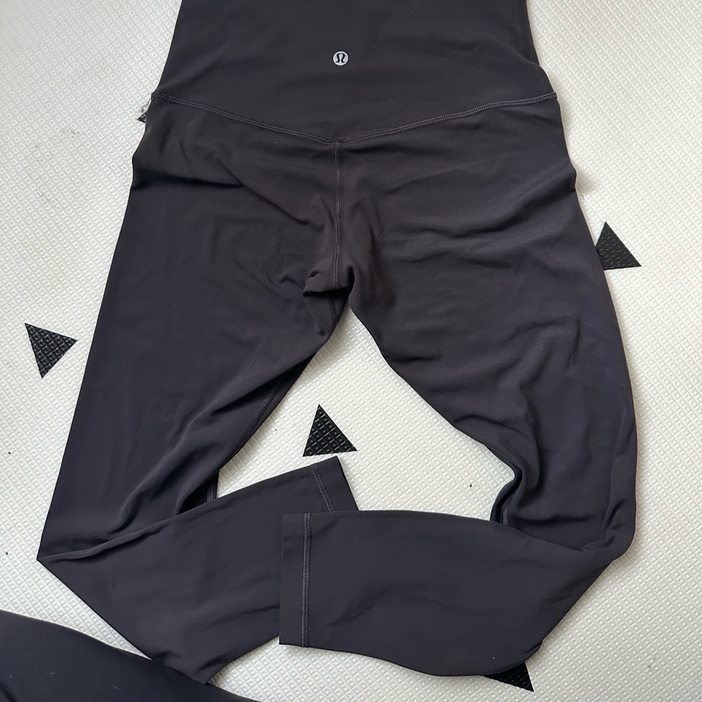 Lululemon align high rise legging 25” black granite